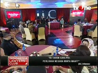 ILC Perlukah Negara Minta Maaf Atas Tragedi G30S/PKI? (Bagian 2)