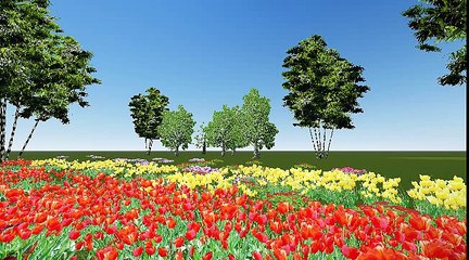 FLOWERS IN LUMION