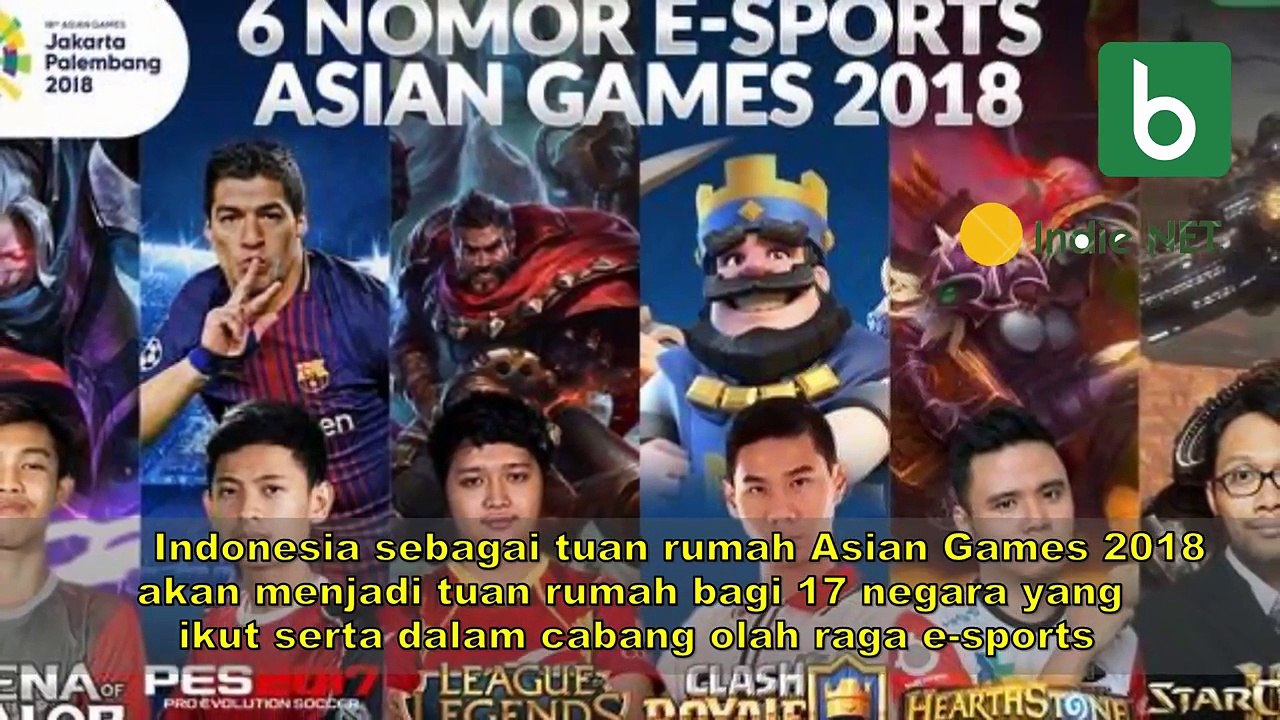 Mengenal Atlet Indonesia di 6 Nomor E Sports Asian Games 2018