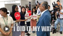 Dr M greeted with a rendition of 'My Way' in Japan
