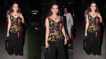 Dia Mirza looks beautiful in Floral Top at Dinner Date with Husband Sahil Sangha; Watch | Boldsky