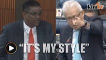RSN Rayer defends 'kepala bapak' debating style