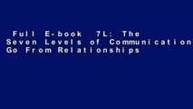 Full E-book  7L: The Seven Levels of Communication: Go From Relationships to Referrals  For Full
