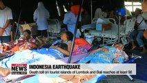 At least 98 dead after earthquake strikes Indonesian island of Lombok