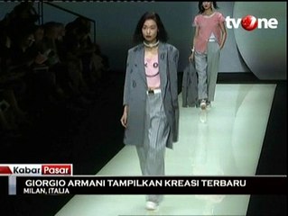 Giorgio Armani Tampilkan Kreasi Terbaru