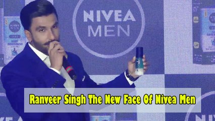 Ranveer Singh The New Face Of Nivea Men Launches Nivea Men Duo Body Deodorizer