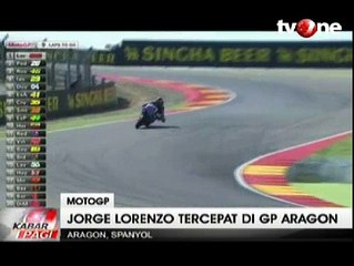 Dominasi Lorenzo & Duel Pedrosa Vs Rossi Warnai GP Aragon