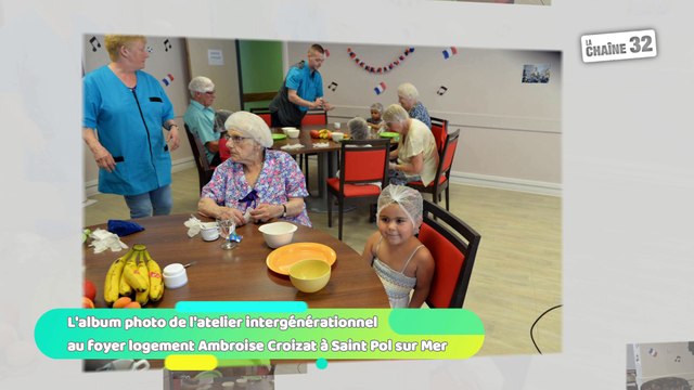 L'album photo de l'atelier intergénérationnel au foyer logement Ambroise Croizat à Saint Pol sur Mer