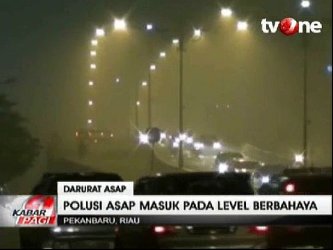 Kabut Asap di Pekanbaru Semakin Memburuk