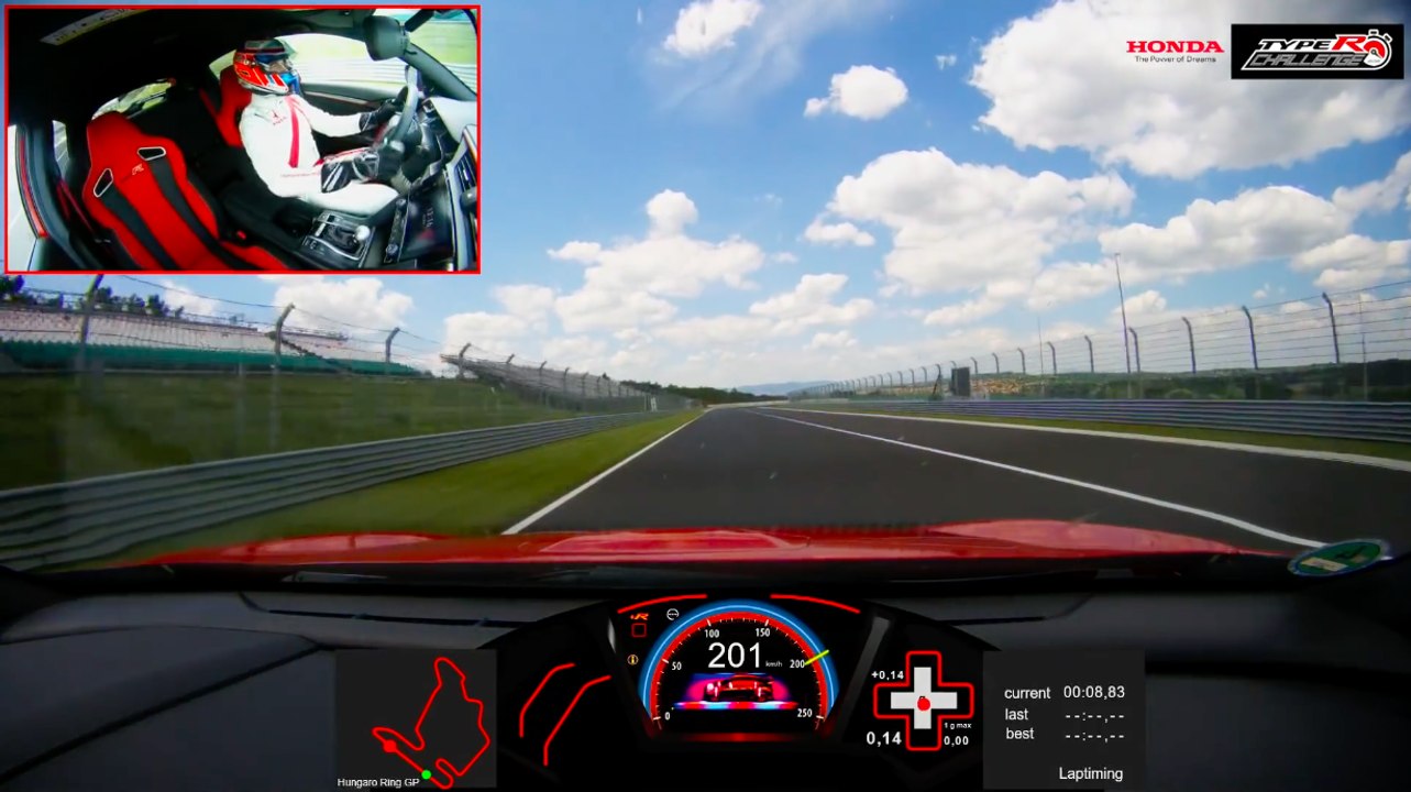 VÍDEO: Honda Civic Type R, vuelta record de Jenson Button a Hungaroring