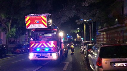 Incendie d'un immeuble rue Pichon à Nancy