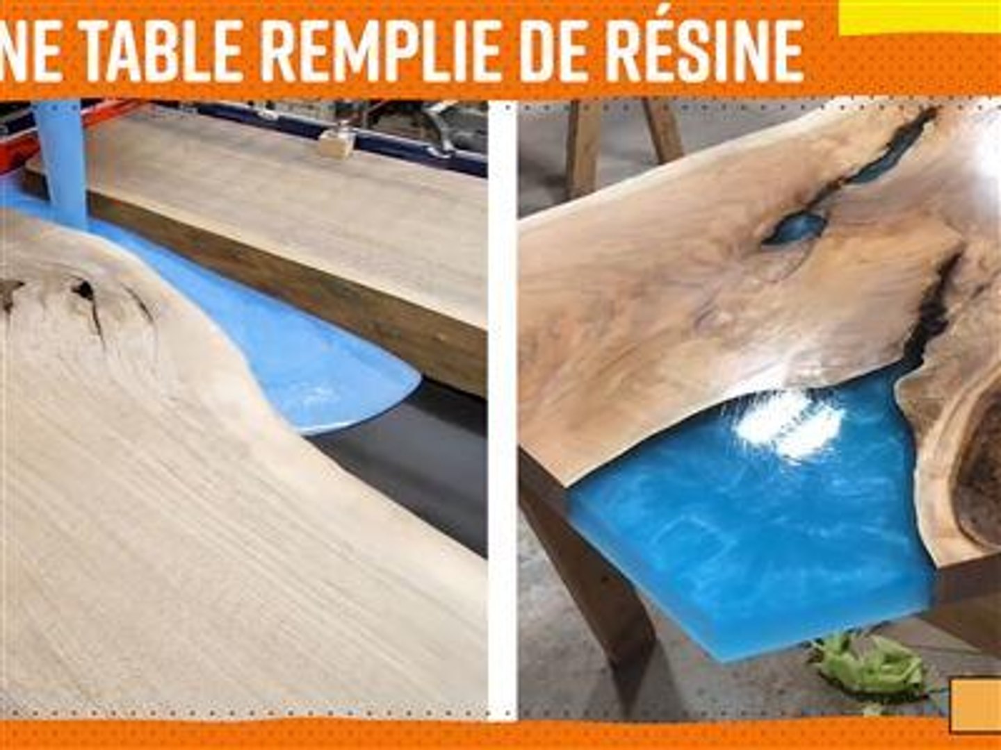 Insolite Comment Faire Une Table En Résine