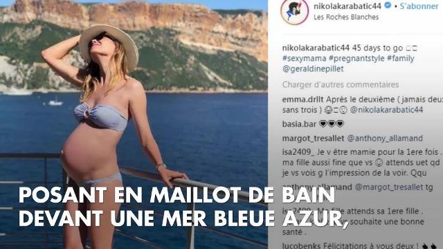 PHOTO. Nikola Karabatic papa pour la deuxième fois : Géraldine Pillet a donné naissance à leur fille Nora