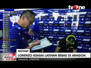 Lorenzo Kuasai Latihan Bebas di Aragon