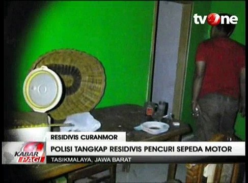 Polisi Tangkap Residivis Pencurian Kendaraan Bermotor di Tasikmalaya