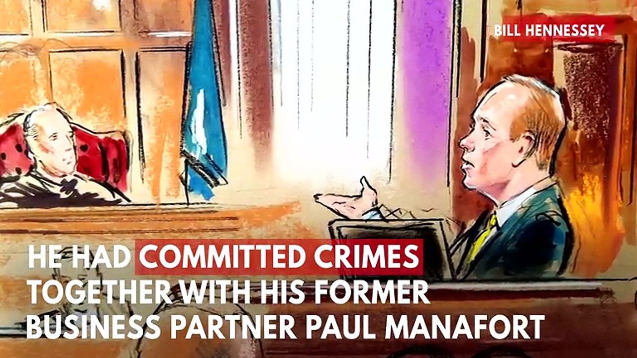 Manafort Trial: Rick Gates Testifies He Committ...