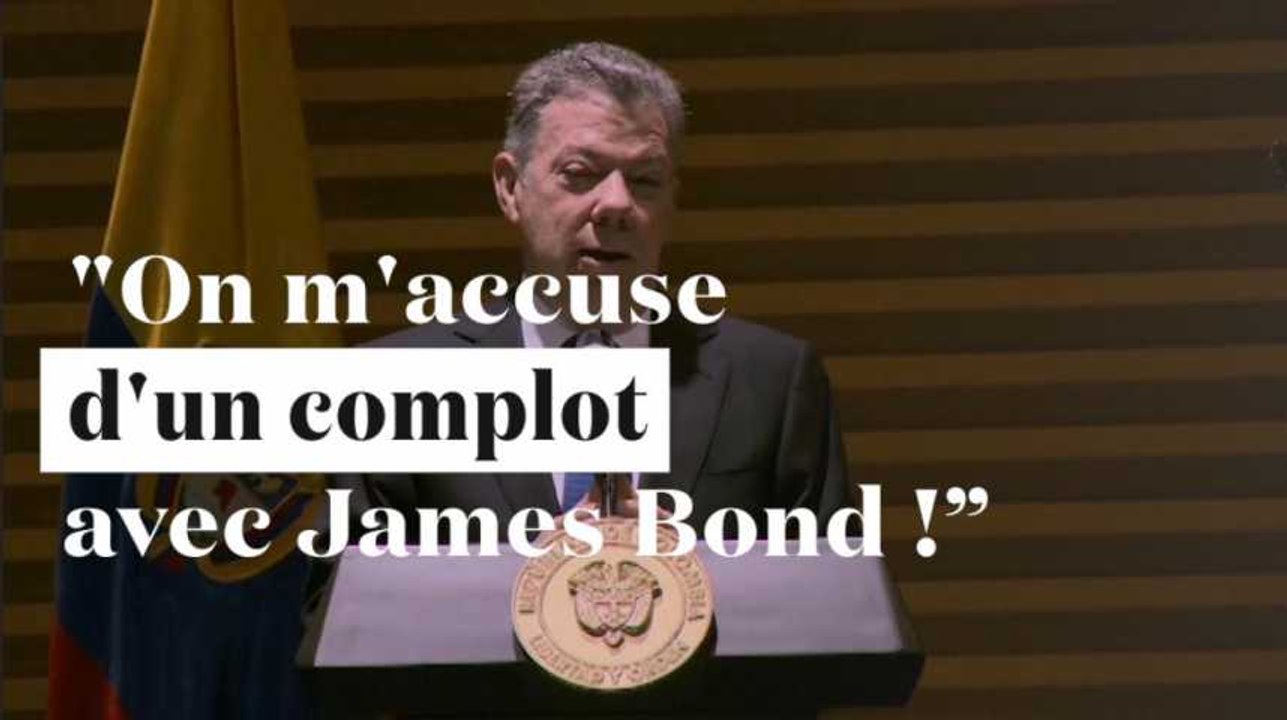 Santos répond à Maduro : "On m'accuse d'un complot avec James Bond !"