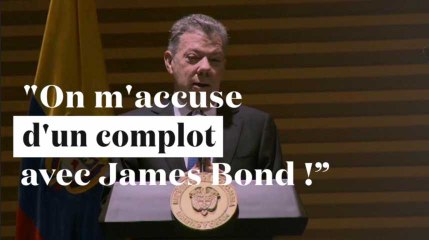 Santos répond à Maduro : "On m'accuse d'un complot avec James Bond !"