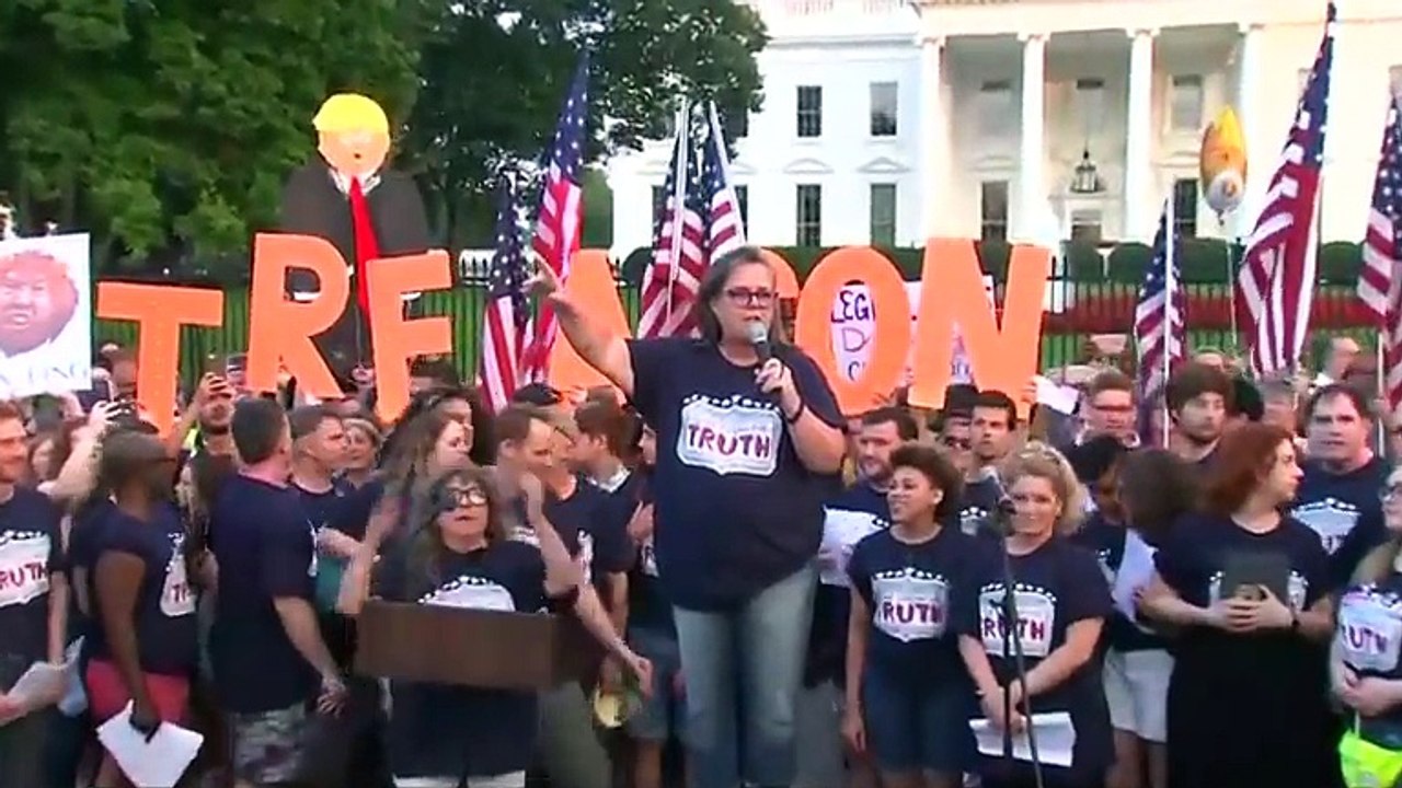 Rosie O'Donnell Leads Protest In Washington, D.C.