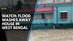 Watch: Flood washes away house in West Bengal’s