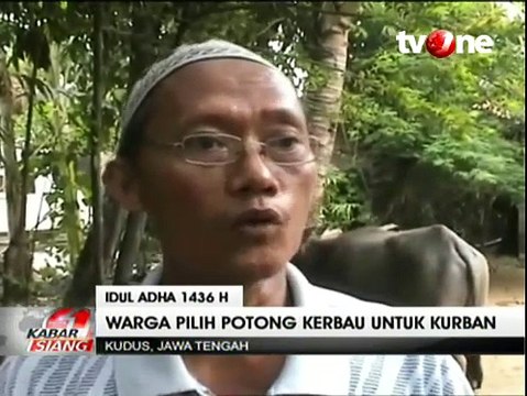 Mayoritas Warga Kudus Pilih Kerbau Sebagai Hewan Kurban