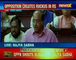 Uproar in upper house of paliament; opposition blocks Amit Shah's speech on farmers