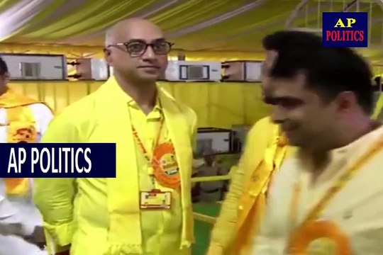 CM Chandrababu Grand Entry at AP TDP Mahanadu 2018-AP Politics