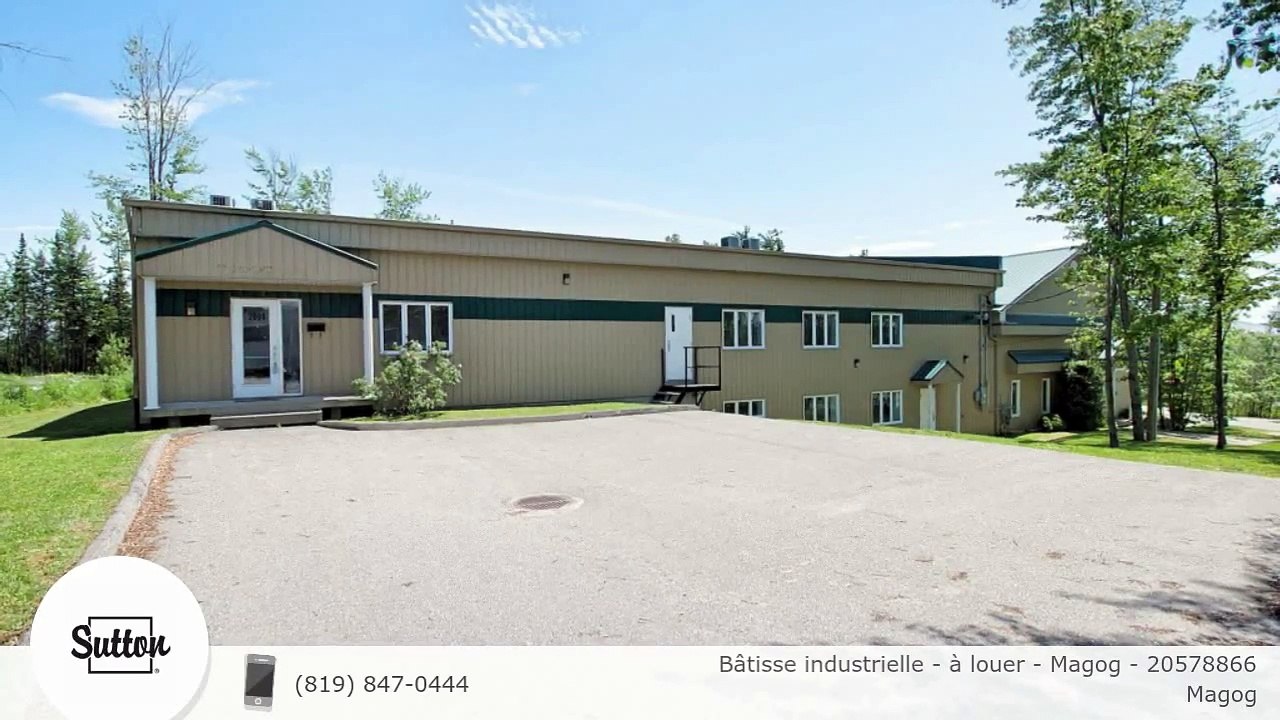 Bâtisse industrielle - à louer - Magog - 20578866