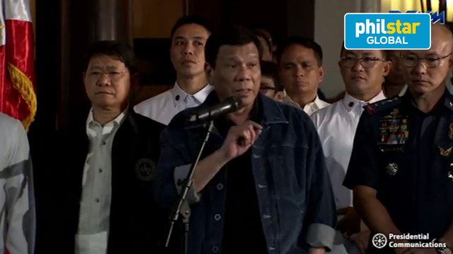 Duterte scolds 'erring' cops in profanity-laden speech