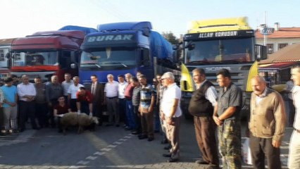 Kastamonu’da 8 tır dolusu kurbanlık, İstanbul’a gönderildi