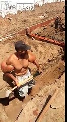 Cet ouvrier a les plus gros bras du monde ! Excroissances de muscles !