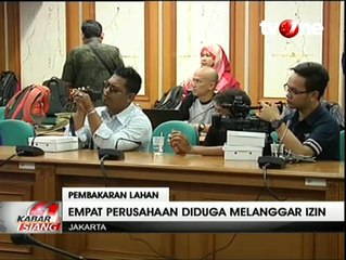 Kemen LHK Hentikan Operasi 4 Perusahaan Pembakar Hutan
