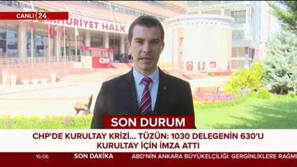 CHP'de kurultay krizi