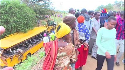 St. Gabriel  Primary School parents mourn 10 pupils killed in Mwingi crash
