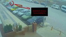 Koltuk değneğiyle hırsızlık güvenlik kamerasında - GAZİANTEP