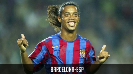 O PRIMEIRO GOL DE RONALDINHO GAÚCHO POR TODOS OS CLUBES QUE DEFENDEU