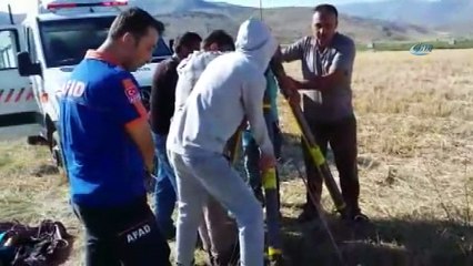 AFAD, su kuyusuna düşen koyunu böyle kurtardı