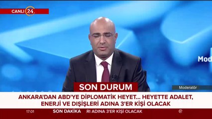 Ankara'dan ABD'ye diplomatik heyet