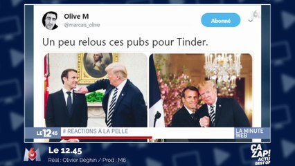 La relation "spéciale" entre Donald Trump et Emmanuel Macron