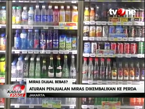 Polemik Peraturan Penjualan Minuman Keras
