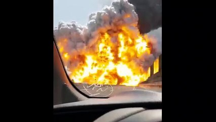 Italie : Un grand explosion d'un camion-citerne à Bologne !