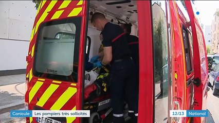 Canicule : les pompiers très sollicités
