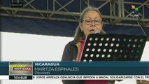Pueblo de Nicaragua se solidariza con el presidente de Venezuela