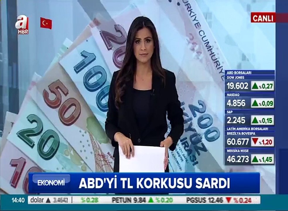 Tarih 9 Aralık 2016 | A Haber: ABD’yi TL korkusu sardı, TL’nin yıldızı parlıyor