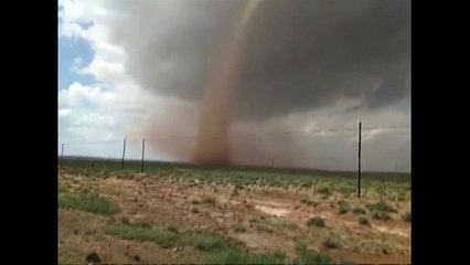 İç Moğolistan Özerk bölgesinde hortum