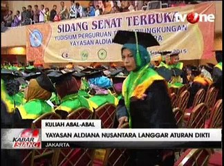 Kuliah Abal-abal, Tak Pernah Ikuti Perkuliahan Ribuan Mahasiswa Diwisuda
