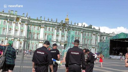 LGBTQ+ activists detained in St. Petersburg