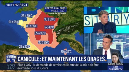 Après la canicule, les orages