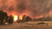 Wall of Smoke and Flames as Mendocino Complex Fire Rages