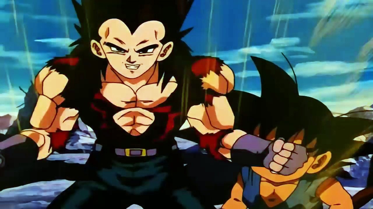 Goku se entera que Vegeta no se puede transformar el solo en Sayayin 4 (HD)